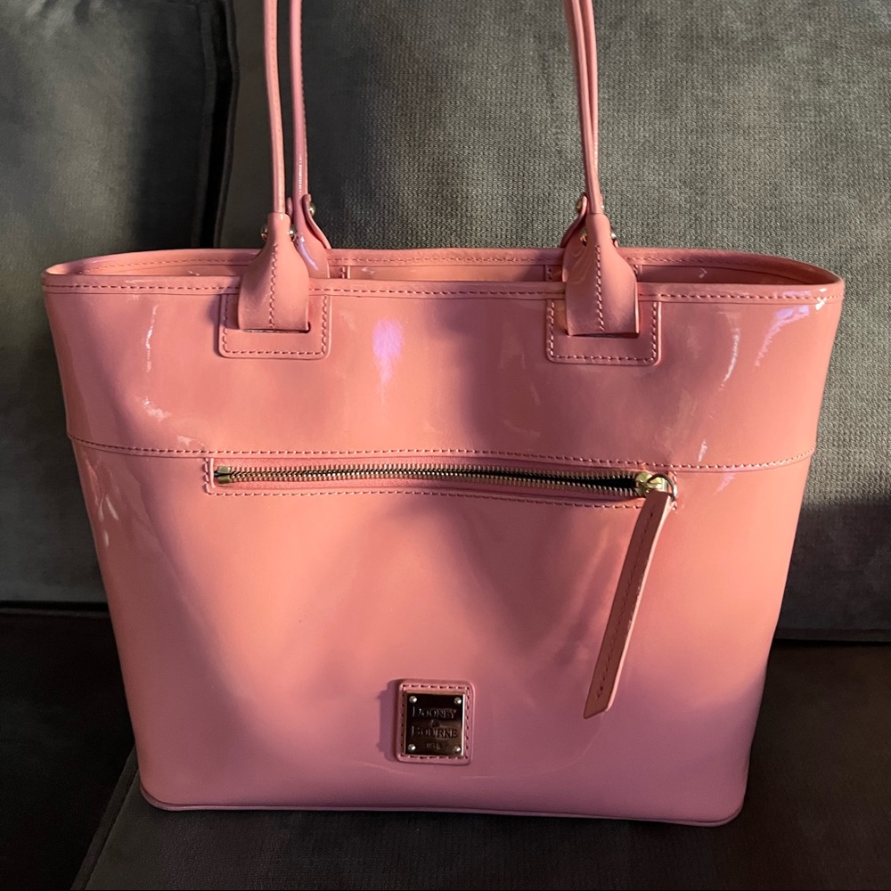 Dooney & Bourke Pink Paten Leather Purse